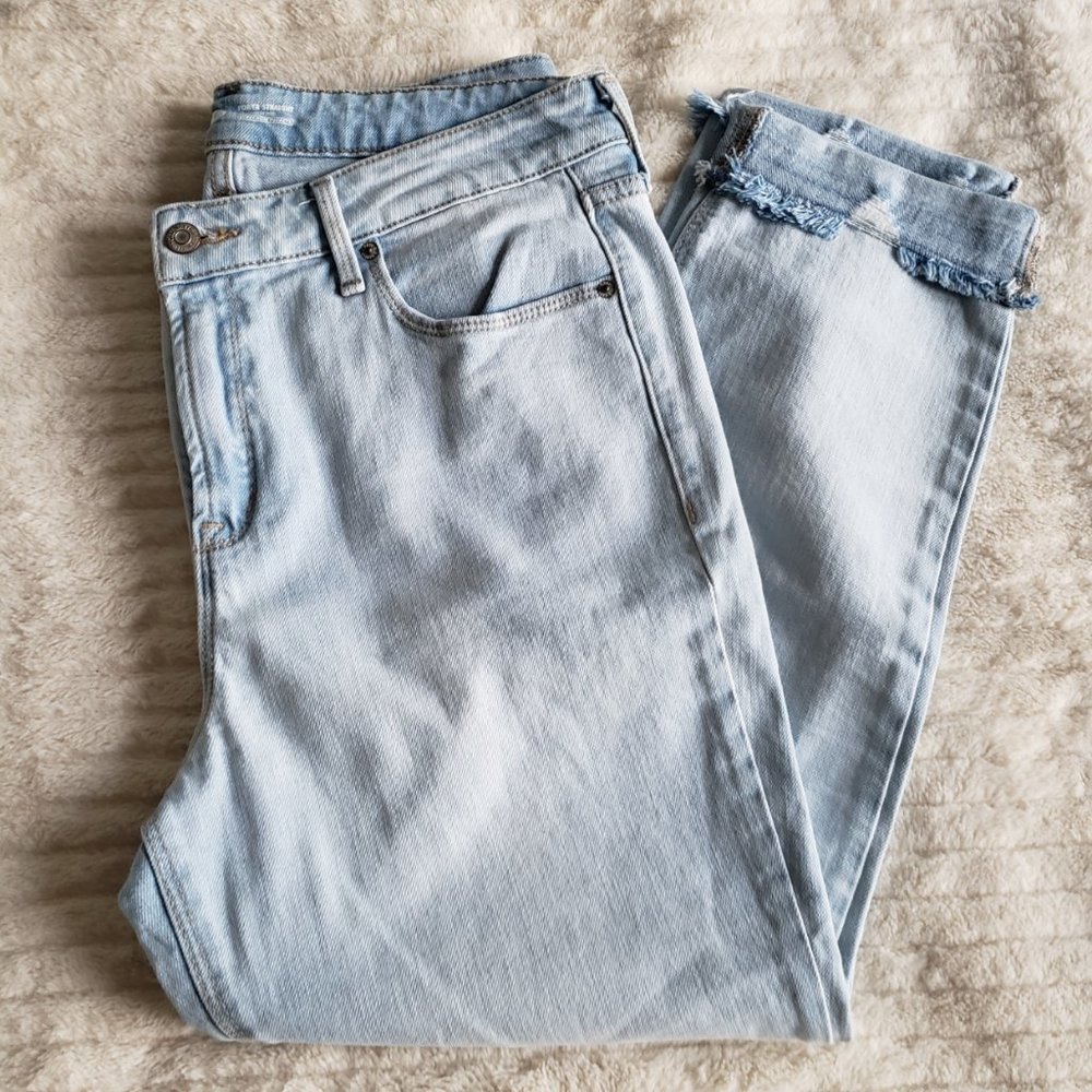 Old Navy High Rise Power Straight Jeans for Women